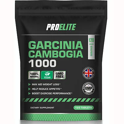 Garcinia Cambogia 120 Tablets Pure Detox Slimming & Weight Loss Fat Burner Pill • £6.75
