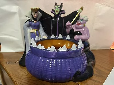 Disney Villains Candy Bowl Maleficent Ursula Queen Grimhilde Halloween • $45