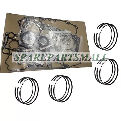 Piston Rings & Full Gasket Kit Fit For Mitsubishi 4D55 4D55T Galant Engine A167 • $188