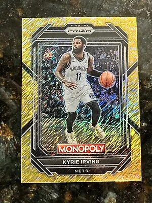 2022-23 Prizm Basketball Monopoly Kyrie Irving #8 Gold Money Shimmer /500 • $5