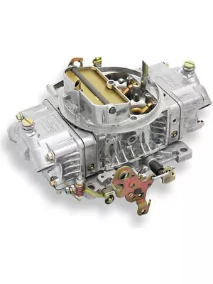 Holley 4150 Double Pumper Carburettor CFM 600 Square Bore Silver (0-4776S) • $1294.94