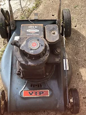 Vintage 4 Stroke Lawn Mower VIP By Bragg Ind 3HP BRIGGS & STRATTON Tested Works • $89.90