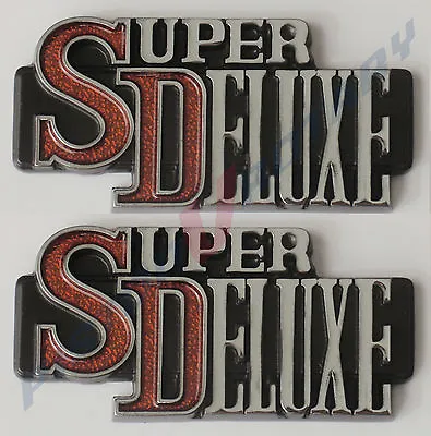 $89.95 • Buy SUPER DELUXE ,2 Badges (pair) New For MAZDA RX3 Coupe Rotary 10A 13B 12A RX2