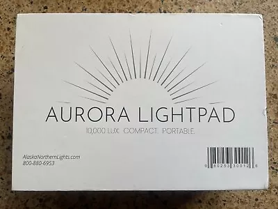 Aurora LightPad Mini Premium 10000 LUX Light Therapy Lamp • $95