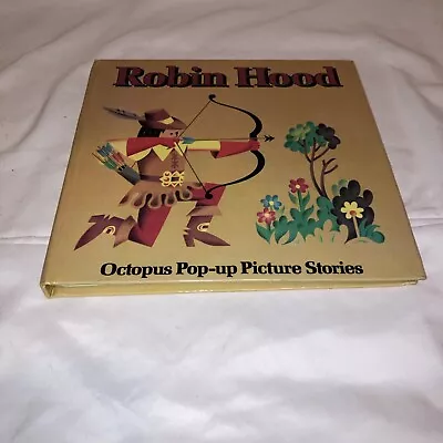 ROBIN HOOD Children's Pop Up Book Octopus Picture Story Vintage 1980 • $17