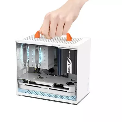 Portable Desktop Computer 120 Water-cooled ATX Power Supply ITX K77 Mini Chassis • $238.99