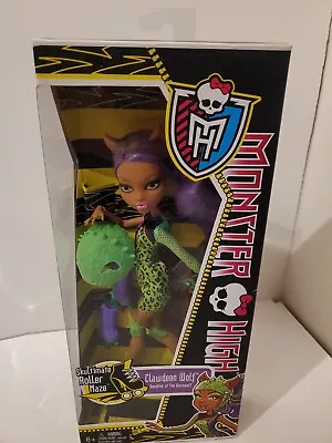 Monster High Doll Clawdeen Wolf~ Skultimate Roller Maze In Box Mattel 2012 NIB • $52