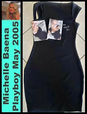 MICHELLE BAENA: Playboy Covergirl Owned/worn/signed Dress W/pics • $75