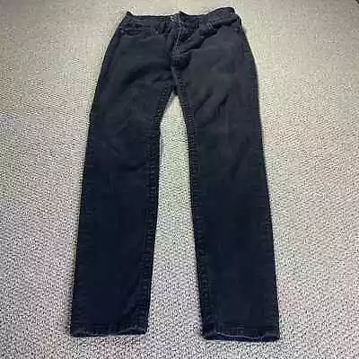 Miss Me Womens Jeans Size 30 Black Denim Signature Skinny Bling  • $17.99