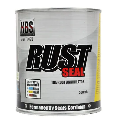 KBS RustSeal GLOSS Black Chassis Paint Corrosion Prevention Automotive 500ml • $70.50