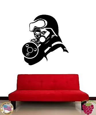 Wall Stickers Vinyl Decal Sniper Warrior Military Soldier (z1075) • $29.99