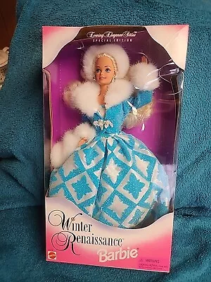 1996 Winter Renaissance Barbie #15570 Elegance Series Mattel Doll Damaged Box • $5