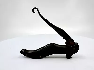 Antique Shoe Shaped Folding Button Hook 3” • $75