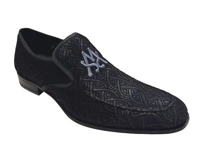 Mezlan Men's Black  Slip On Formal Loafer Shoes 20102 • $325