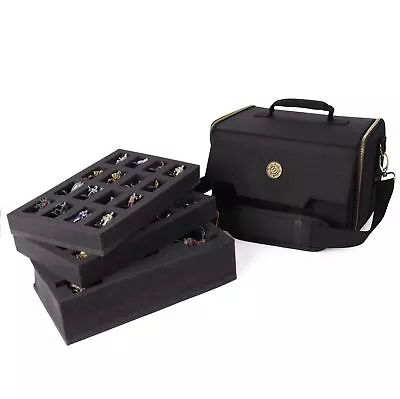 ENHANCE Miniature Figure Satchel - Compact Storage & Carrying Case For DnD Mi... • $86.89