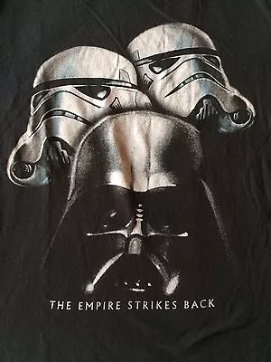 $7.95 • Buy Star Wars Empire Strikes Back T Shirt Sz L EUC - Storm Trooper Darth Vader