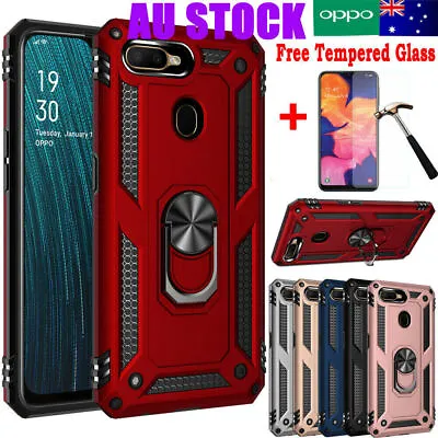 For OPPO A54 A74 5G A53s Ax5s Ax7 A3s A5s A96 A76 Shockproof Case Ring  Cover • $10.89