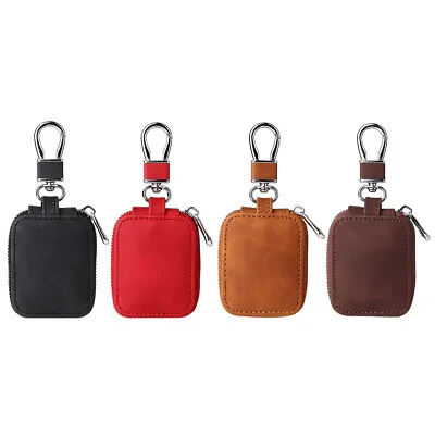 $13.99 • Buy For Apple Airpods 3 / Pro / 2 Pocket Case PU Leather Zip Hook Up Buckle Cover