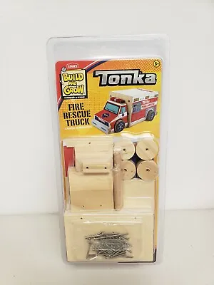 Lowe's Build And Grow Tonka Fire Rescue Truck Building Wood Kit Brand New Sealed • $17.09