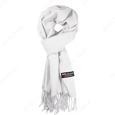 New SOLID 100%CASHMERE Winter SCARF High Quality MADE IN SCOTLAND SOFT Unisex • $7.49