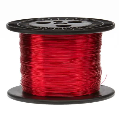 16 AWG Gauge Enameled Copper Magnet Wire 10 Lbs 1261' Length 0.0520  155C Red • $129.27