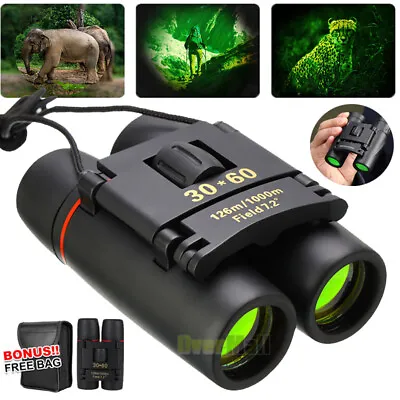 Waterproof Military Army 30x60 Zoom Night Vision Binoculars Goggles Hunting+Case • $18.71