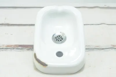 Vintage Kohler White Porcelain Cast Iron Drinking Fountain Water Bubbler Sink • $110