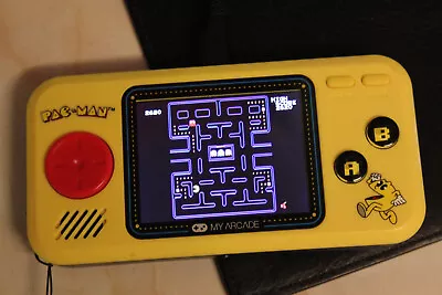 My Arcade Pac-man Pocket Player Yellow Handheld Gaming System Fully Working • £20