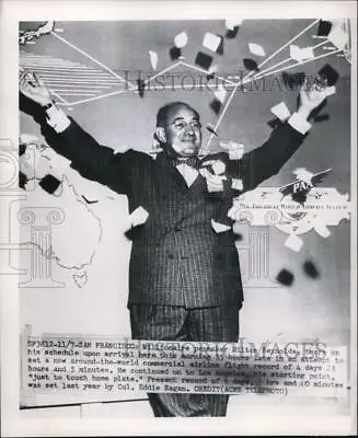 1949 Media Photo Milton Reynolds Failed Attempt To Set Around The World Record • $19.99