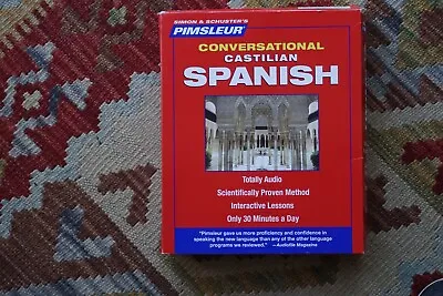 Pimsleur Castilian Spanish Course.  Not Latin American.  Level 1. Lessons 1-16.  • £30