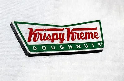 $12.99 • Buy Krispy Kreme Donut T Shirt Tee Doughnuts Logo Graphic Tee White  XL 100% Cotton