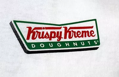 $12.99 • Buy Krispy Kreme Donut T Shirt Tee Doughnuts Logo Graphic Tee White  XL 100% Cotton