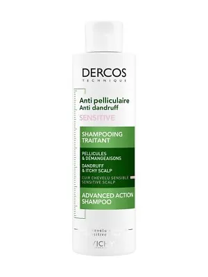 New Vichy Dercos Anti Dandruff Sensitive Scalp Sulphate Free Shampoo 200ml • $17.99