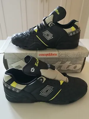 Lotto Vintage Mercury Astro Training Shoes Blk/Yellow UK 7.5 - Euro 41 - US 8.5  • £60