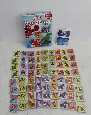 Marvel Super Heroes Memory Matching Cards Board Game Preschool Wonder Forge • $9.99