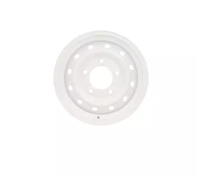 Land Rover Defender Perentie 16  0 OFFSET WHITE HD Steel Wolf Rim Part ANR4583PM • $180