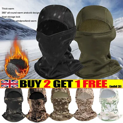 £6.99 • Buy Winter Thermal Fleece Balaclava Scarf Ski Face Mask .Neck Warmer Snood Hood Hat