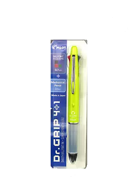Pilot Dr Grip 4+1 Lime Green Barrel Pen With Mechanical Pencil BKHDF1SF-LG636842 • $14.45