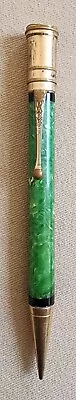 Vintage Parker Duofold Mechanical Pencil  Green/gold In Good Condition • $70