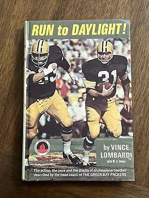 Run To Daylight ! Vince Lombardi - Hardcover 1967 Ed.Green Bay Packers Football • $9.99