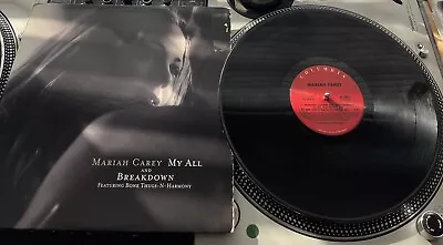 Mariah Carey- My All / Breakdown Original 1997 Press 12  In Picture Cover VG+ • $19.99