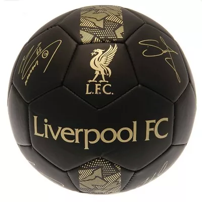 £11.50 • Buy Liverpool FC Official Phantom Signature Football Black And Gold Size 1 LFC Gift
