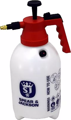 Spear & Jackson 2 Litre Hand Pump Action Water Pressure Spray/Sprayer2LPAPS 2L • £10.80