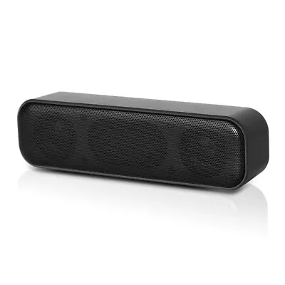 USB Powered Soundbar Desktop Speaker Wired  For TV Desktop Laptop R0X2 • £18.59