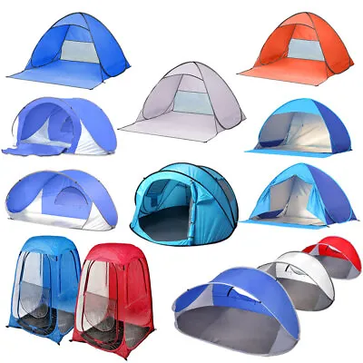 Mountview Pop Up Tent Camping Beach Tents 2/4 Person Portable Hiking Shelter • $38.99