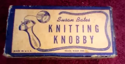 Vintage Susan Bates Knitting Knobby  Made In The USA. Lightly Used In The Box! • $9