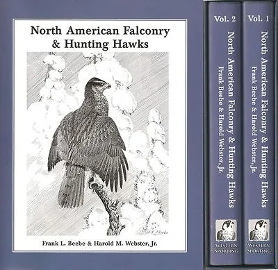 BEEBE FRANK HAWKING BOOK NORTH AMERICAN FALCONRY AND HUNTING HAWKS Hardback NEW • £100