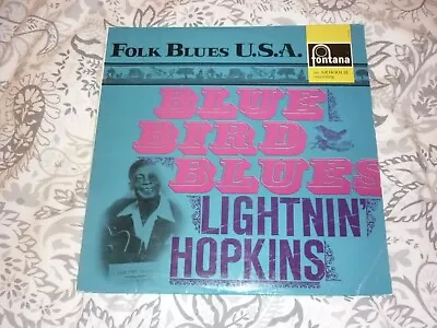Lightnin' Hopkins Bluebird Blues VERY RARE 1ST UK 1965 LP Fontana 688 803 ZL • £10