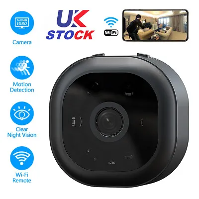 Super Mini Wireless IP Camera HD Micro Home Security Cam Night Vision 2023! • £14.99