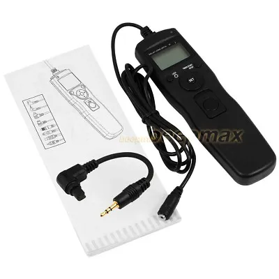 Timer Intervalometer Remote Control For Canon EOS 7D 6D 5D 5D Mark II III IV 1D • £14.99